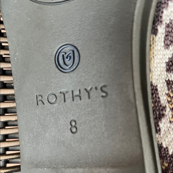 Rothy's Mocha Spot Loafers Leopard Cheetah Print Flats - Picture 8 of 10